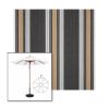 Picture of Emblem Classic | 9' Wood Frame Market Umbrella Sunbrella® Awning Fabric