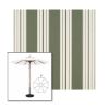 Picture of Fern Classic | 9' Wood Frame Market Umbrella Sunbrella® Awning Fabric