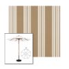 Picture of Heather Beige Classic | 9' Wood Frame Market Umbrella Sunbrella® Awning Fabric