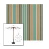 Picture of Kiawah Spa | 9' Wood Frame Market Umbrella Sunbrella® Awning Fabric