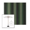 Picture of Marco Olive | 9' Wood Frame Market Umbrella Sunbrella® Awning Fabric