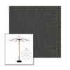Picture of Slate | 9' Wood Frame Market Umbrella Sunbrella® Awning Fabric
