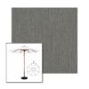 Picture of Smoke | 9' Wood Frame Market Umbrella Sunbrella® Awning Fabric