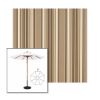 Picture of Westfield Mushroom | 9' Wood Frame Market Umbrella Sunbrella® Awning Fabric