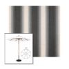 Picture of Colonnade Stone | 11' Wood Frame Market Umbrella Sunbrella® Awning Fabric