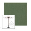 Picture of Fern | 11' Wood Frame Market Umbrella Sunbrella® Awning Fabric