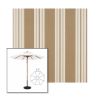 Picture of Heather Beige Classic | 11' Wood Frame Market Umbrella Sunbrella® Awning Fabric