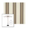 Picture of Taupe Tailored | 11' Wood Frame Market Umbrella Sunbrella® Awning Fabric