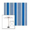 Picture of Baycrest Pacific | 5.5' Wood Square Frame Market Umbrella Sunbrella® Awning Fabric