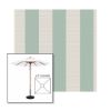 Picture of Paxton Dew | 6.5' Wood Square Frame Market Umbrella Sunbrella® Awning Fabric