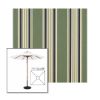 Picture of Ashford Forest | 7.5' Wood Square Frame Market Umbrella Sunbrella® Awning Fabric