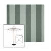 Picture of Beaufort Sagebrush | 7.5' Wood Square Frame Market Umbrella Sunbrella® Awning Fabric