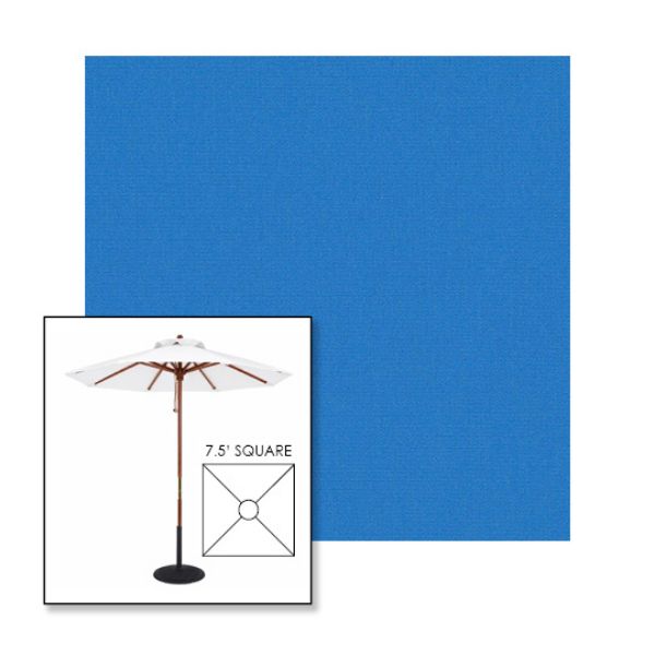 Picture of Capri | 7.5' Wood Square Frame Market Umbrella Sunbrella® Awning Fabric
