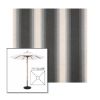 Picture of Colonnade Stone | 7.5' Wood Square Frame Market Umbrella Sunbrella® Awning Fabric