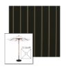 Picture of Cooper Black | 7.5' Wood Square Frame Market Umbrella Sunbrella® Awning Fabric