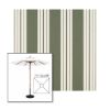 Picture of Fern Classic | 7.5' Wood Square Frame Market Umbrella Sunbrella® Awning Fabric