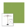 Picture of Ginkgo | 7.5' Wood Square Frame Market Umbrella Sunbrella® Awning Fabric