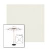 Picture of Natural | 7.5' Wood Square Frame Market Umbrella Sunbrella® Awning Fabric