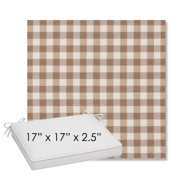 Picture of Above Dune | Sunbrella® 17" x 17" Outdoor Dining Cushion
