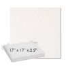 Picture of Abstraction Snow | Sunbrella® 17" x 17" Outdoor Dining Cushion