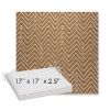 Picture of Argo Toffee | Sunbrella® 17" x 17" Outdoor Dining Cushion