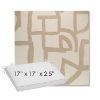 Picture of Brushstroke Stucco | Sunbrella® 17" x 17" Outdoor Dining Cushion