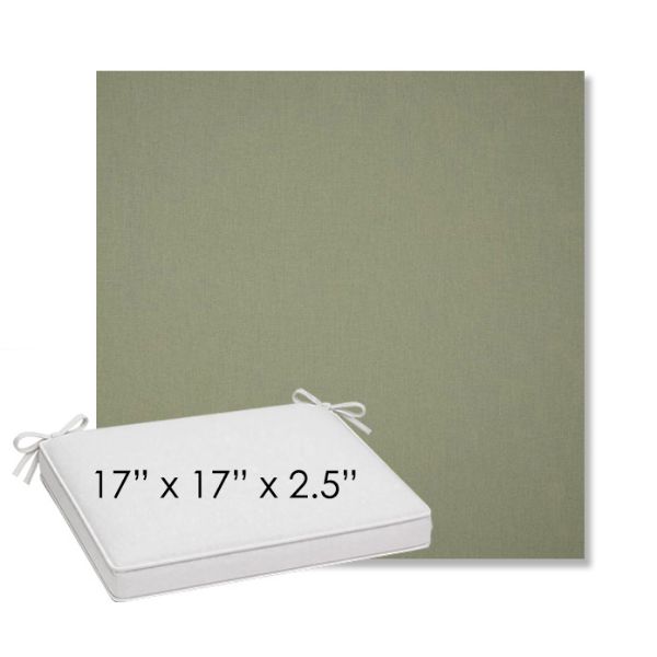 Picture of Canvas Almond | Sunbrella® 17" x 17" Outdoor Dining Cushion