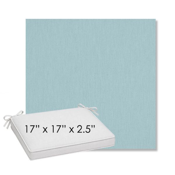 Picture of Canvas Curacao | Sunbrella® 17" x 17" Outdoor Dining Cushion