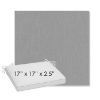 Picture of Canvas Lead Chine | Sunbrella® 17" x 17" Outdoor Dining Cushion
