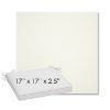 Picture of Canvas White | Sunbrella® 17" x 17" Outdoor Dining Cushion