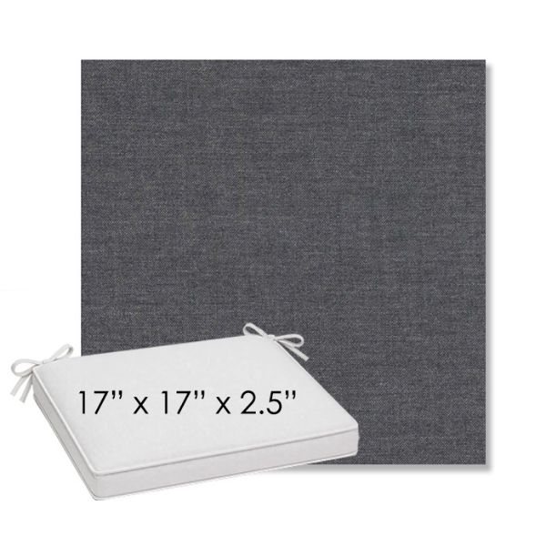Picture of Cast Twilight | Sunbrella® 17" x 17" Outdoor Dining Cushion
