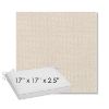 Picture of Charmer Parchment | Sunbrella® 17" x 17" Outdoor Dining Cushion