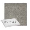 Picture of Chartres Graphite | Sunbrella® 17" x 17" Outdoor Dining Cushion