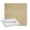 Picture of Chartres Hemp | Sunbrella® 17" x 17" Outdoor Dining Cushion