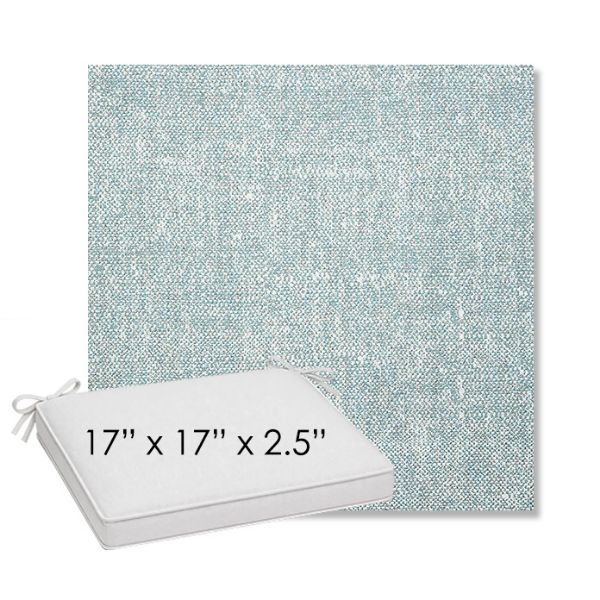 Picture of Chartres Opal | Sunbrella® 17" x 17" Outdoor Dining Cushion
