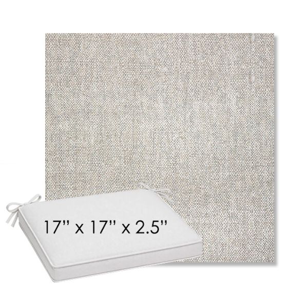 Picture of Chartres Silk | Sunbrella® 17" x 17" Outdoor Dining Cushion