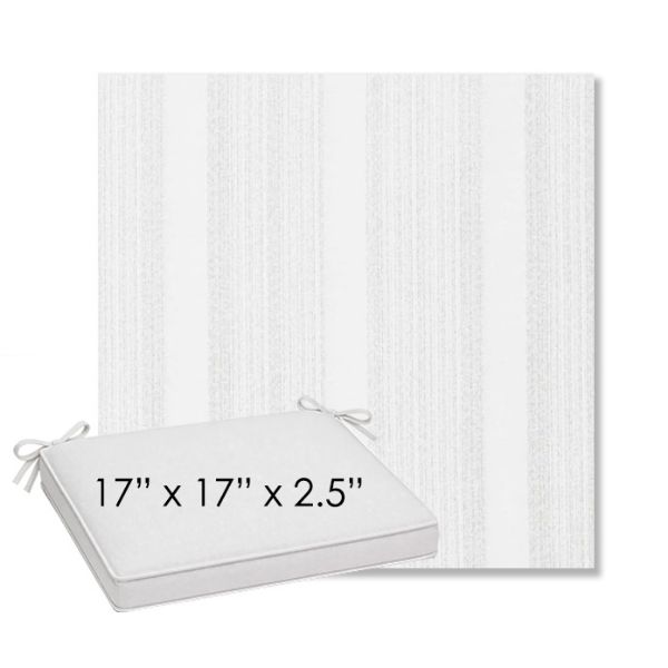 Picture of Compose Linen | Sunbrella® 17" x 17" Outdoor Dining Cushion