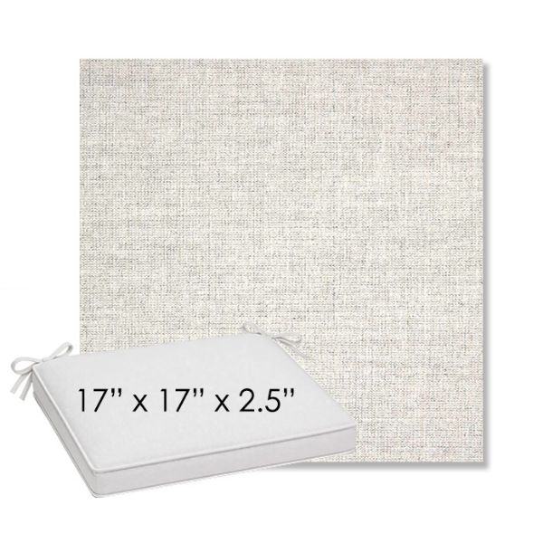 Picture of Crush Cloud | Sunbrella® 17" x 17" Outdoor Dining Cushion