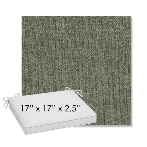 Picture of Dither Fern | Sunbrella® 17" x 17" Outdoor Dining Cushion