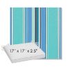 Picture of Dolce Oasis | Sunbrella® 17" x 17" Outdoor Dining Cushion