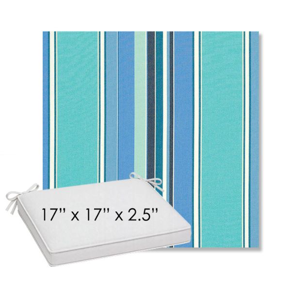 Picture of Dolce Oasis | Sunbrella® 17" x 17" Outdoor Dining Cushion