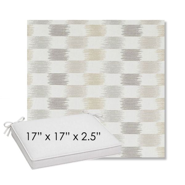Picture of Dream Dune | Sunbrella® 17" x 17" Outdoor Dining Cushion