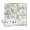 Picture of Etna Juniper | Sunbrella® 17" x 17" Outdoor Dining Cushion
