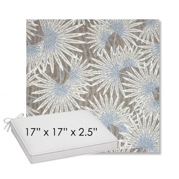 Picture of Etta Vapor | Sunbrella® 17" x 17" Outdoor Dining Cushion