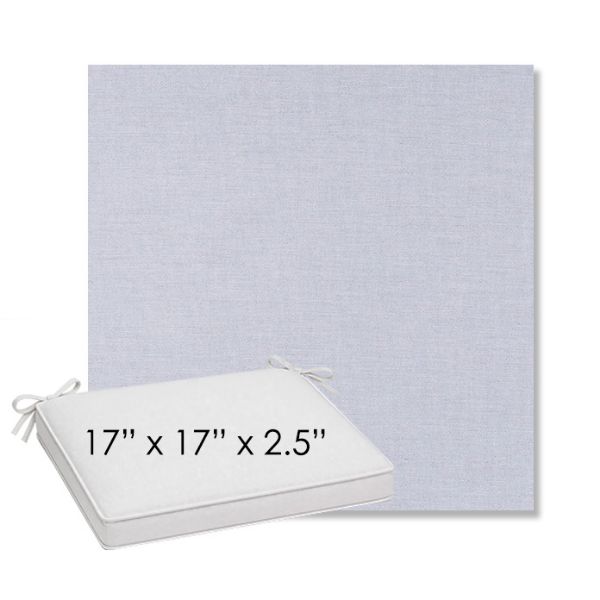 Picture of Exhale Sky | Sunbrella® 17" x 17" Outdoor Dining Cushion