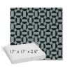 Picture of Hoopla Plume | Sunbrella® 17" x 17" Outdoor Dining Cushion