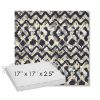 Picture of Inga Midnight | Sunbrella® 17" x 17" Outdoor Dining Cushion