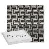 Picture of Key Figure Onyx | Sunbrella® 17" x 17" Outdoor Dining Cushion