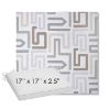 Picture of Labyrinth Cloud | Sunbrella® 17" x 17" Outdoor Dining Cushion