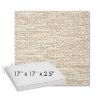 Picture of Litchfield Sand | Sunbrella® 17" x 17" Outdoor Dining Cushion